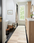 Loloi Chris Loves Julia Chris Collection CHR-03 Ivory/Clay 3'-6'' x 5'-6'', .50" Pile Height, Accent Rug