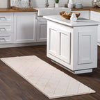 nuLOOM SuperiorWash Amy Beige, 2'6" x 8', Fluffy Shag, Soft and Fluffy, High Traffic, Stain Resistant, Durable, Machine Washable Runner for Bedroom, Living Room, Dining Space, Den, Foyer, Entryway