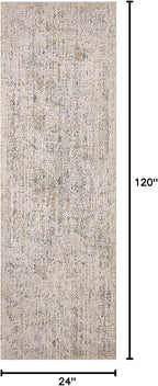 Loloi Amber Lewis Alie Collection ALE-02 Sand/Sky 2'-7'' x 10'-0'', .13'' Pile Height, Runner Rug