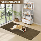 jxgzyy Runner Rug 3'11" x 9'10", Commercial Front Door Mat, Heavy Duty Indoor Outdoor Doormat, Outdoor Mats for Entrance, Non-Slip Entry Mat for High Traffic Area