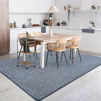 AROGAN Washable 2x10 Runner Rug for Hallway, Long Runner Rugs wtih Soft Memory Foam for Bedroom, Non Slip Backing Carpet Runners for Hallways, Kitchen, Bathroom, Entryway Home Decor, Navy Blue