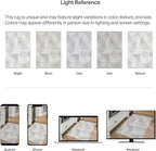 ReaLife Rugs Machine Washable Area Rug - Living Room Bedroom Bathroom Kitchen Entryway Office - Padded Crease Free Stain Resistant Premium - Modern Geometric Contemporary- Miles- Beige - 2'x 3'