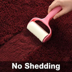Shag Area Rug, 4 X 6 Plush Fuzzy Rugs for Living Room, Ultra Soft Fluffy Furry Rug for Bedroom, Indoor Carpet Nursery Rugs for Kids Room Home Decor, Burgundy