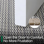 LUMI Inside Door Mat for Entry 32"x47", Absorbent, Dirt Trapper, Low Profile Thin, Non Slip Mats with Rubber Backing, Ideal for Indoor, High Traffic, Garage, Entrance, Classic Beige