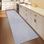 Boho 2x8 ft Runners for Hallways Extra Long Woven Washable Kitchen Runner Mat Rugs Non Slip, Soft Entryway Laundry Hall Floor Runner Carpet for Indoor Backdoor Bedroom Hallway Living Room, Gray