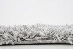 Unique Loom Solid Shag Collection Area Rug (2' x 6' 5" Runner, Cloud Gray)