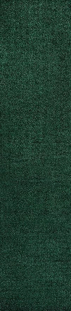 Eyely UES100L-216 Supersoft Haze Solid Low-Pile Indoor Runner Rug, Coastal, Bohemian, Minimalist, Classic, Casual for Bedroom,Kitchen,Living Room,Non Shedding,Easy-Washing, Green, 2 X 16