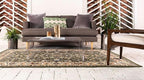 Unique Loom Sialk Hill Collection Area Rug - Washington (5' 3" x 8' Rectangle Green/Hunter Green)