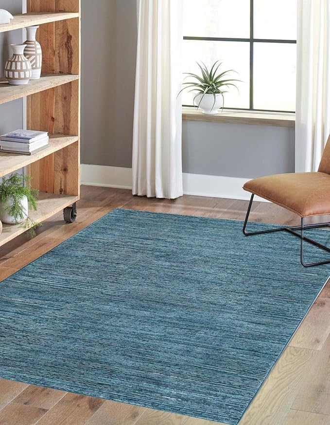 Unique Loom Finsbury Collection Area Rug - Kate (4' 1" x 6' 1" Rectangle, Blue)