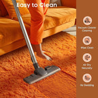 Ophanie Orange Rugs for Living Room Bedroom, 5x8 Fluffy Fuzzy Furry Carpet, Plush Soft Shaggy Bedside Indoor Floor Area Rug for Kids Girls Boys Baby Teen Dorm Nursery Home Decor Aesthetic