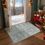 Washable 2'x3' Non Slip Rug Vintage Soft Low Pile Lightweight Boho Area Rugs for High-Traffic Areas (Entryway, Kitchen, Hallway), Farmhouse Decor