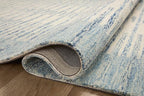 Loloi Chris Loves Julia Chris Collection CHR-01 Ivory/Denim 3'-6'' x 5'-6'', .50" Pile Height, Accent Rug