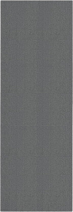 IOHOUZE Washable Exrea Long Hallway Runner Rug 3x20 Non Slip Rubber Backed Kitchen Runner Entryway Runner Indoor, Woven Rugs Floor Carpet for Kitchen Hall Entryway Stair, Dark Grey