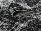 Keen Home Design Area Rugs - 10ft Round Non-Shedding, Abstract Rugs for Kitchen, Living Room, Bedroom, Dining Room, Entryway - Size: 10' Square, Abstract Black