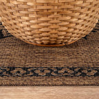 CAMILSON Outdoor Rug 6x9 Medallion Gold Modern Area Rugs for Indoor and Outdoor Patios Kitchen and Hallway Mats Washable Porch Deck Outside Carpet (Medallion Gold 6 x 9)