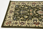 Unique Loom Sialk Hill Collection Area Rug - Washington (3' x 16' 5" Runner Green/Hunter Green)