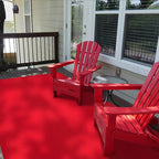 Ottomanson 3'11" x 12' Hallway Runner with Scraper Pile - Extra Durable Non-Slip Rug Mat for Indoor & Outdoor Use - Ideal for Kitchen, Entryway & Garage - High-Traffic Carpet, Red