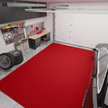 Ottomanson 6'6" x 53' Hallway Runner with Scraper Pile Extra Durable Non-Slip Rug Mat for Indoor & Outdoor Use - Ideal for Kitchen, Entryway, Patio & Garage - High-Traffic Carpet, Red