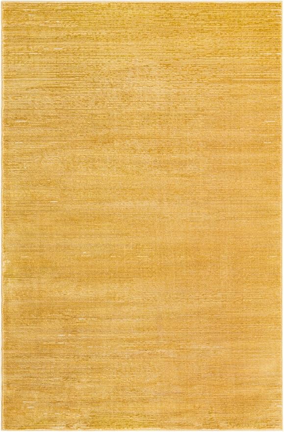 Unique Loom Finsbury Collection Area Rug - Kate (5' 3" x 8' Rectangle, Yellow)