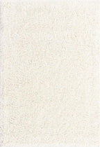 Unique Loom Solid Shag Collection Area Rug (4' 1" x 6' 1" Rectangle, Snow White)