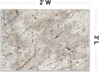 Rugshop Drifted Marble Abstract Area Rug Modern Indoor Rug for Entryway, Doormat, or Kitchen Easy to Clean, Durable, Kid & Pet Friendly Gray, Ivory, Neutral Tones 2' x 3'