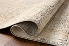 Loloi Amber Lewis Bexley Collection BEX-03 Natural/Slate 2'-7" x 8'-0" Runner Rug Neutral, Textured, Living, Bedroom, Dining, Carpet