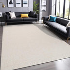 Easy Jute Rugs 9x12 White Color Living Room Indoor Outdoor Area Rug for Patio Farmhouse and Kitchen Rug High Traffic Easy to Clean Washable Solid Boho Woven Design Outside Carpet (9 x 12)