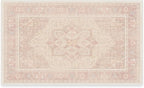 RUGGABLE Washable Area Rug – Kamran Soft Pink 3x5, Stain-Resistant, Non-Slip – Small Machine Washable Rugs for Living Room, Bedroom, Hallway, Entryway & Office–with Standard Pad