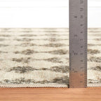 Dash & Albert Izzy Grey Machine Washable Rug, 5 X 8 Feet, Grey Graphic Pattern