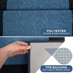 Machine Washable Kitchen Rug 32" x 70", Non Slip Indoor Door Rug, Absorbent Entrance Runner Rug for Bedroom, Hallway, Bathroom, Floor (Roll Packing)