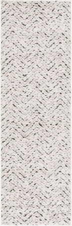 SAFAVIEH Adirondack Collection Runner Rug - 2'6" x 8', Ivory & Green, Geometric Design, Ideal for High Traffic Areas in Entryway, Kitchen & Bathroom (ADR104X-28)
