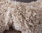 Unique Loom Solid Shag Collection Area Rug (7' 10" Round, Taupe)