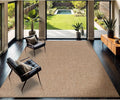 CAMILSON Easy Jute Rug 8x10, Indoor Outdoor Natural Color Fiber Area Rugs for Living Room Patio and Kitchen Rug, Solid Boho Woven Design, Easy-Cleaning, Washable Outside Carpet Alfombras (8 x 10)