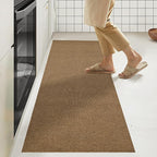 jxgzyy Extra Long Hallway Runner Rug, 3x16 Foot Commercial Carpet Runner, Non-Slip Entrance Floor Mat for Narrow Halls, Stairs, and Entryways, Coffee