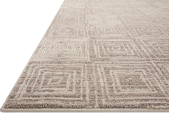 Loloi Darby Collection DAR-05 Beige/Grey 6'-7" x 9'-3" Area Rug