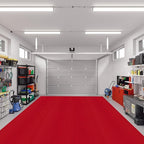 Ottomanson 6'6" x 54' Hallway Runner with Scraper Pile Extra Durable Non-Slip Rug Mat for Indoor & Outdoor Use - Ideal for Kitchen, Entryway, Patio & Garage - High-Traffic Carpet, Red