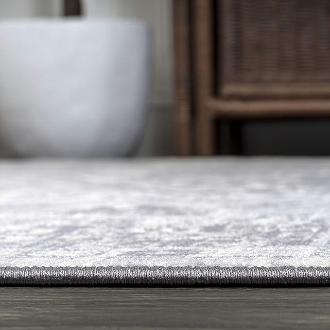 JONATHAN Y Modern Vintage Medallion Light Grey Runner Rug, 2x10, Country, Floral, Easy-Cleaning for Living Room, Bedroom, Kitchen, Pet Friendly, Non-Shedding (MDP108B-210)