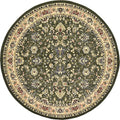 Unique Loom Sialk Hill Collection Area Rug - Washington (7' 10" Round Green/Hunter Green)