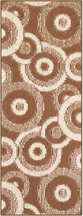 Custom Size Long Brown Hallway Runner Rug | Cut to Length 2'3" x 17' (Runner) | Non-Slip & Machine Washable | REMNAZ