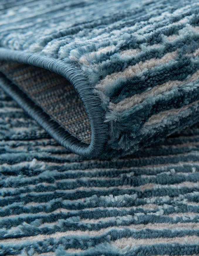 Unique Loom Finsbury Collection Area Rug - Kate (6' 1" x 9' Rectangle, Blue)