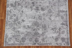 Rug Source Modern Collection, 5x8 Abstract Rug, Hand Knotted Greys & Charcoal Floral Rug, Oriental 100% Silk Carpet for Foyer, Entryway and Hallway