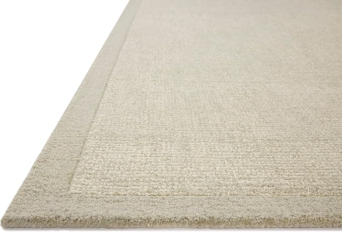 Loloi Magnolia Home by Joanna Gaines Henley Collection HNY-01 Ivory/Silver 8'-6" x 11'-6" Area Rug
