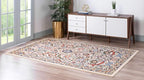 Unique Loom Espahan Collection Area Rug - Cape Cod (7' 10" x 10' Rectangle, Cream/ Black)