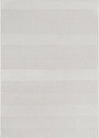 Beverly Rug Micro Loop Area Rug White 5x7 Modern Luxury Soft Boho Geometric Durable Indoor Area Rugs for Living Dining Room Office Stain Resistant Non Shedding Casual Indoor Carpet White 5 x 7