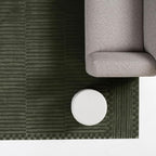 Revival Rugs Soloba 9'2"x12'2" Washable Area Rug for Living Room Bedroom - 100% Recycled Oeko-TEX Certified, Medium Pile, Green