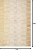 Loloi Chris Loves Julia Chris Collection CHR-01 Dove/Santa Fe 8'-6'' x 11'-6'', .50" Pile Height, Area Rug