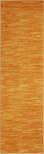 Nourison Home Nourison Essentials Sunburst 2'2" x 12' Area Rug - Easy Clean, Non Shedding, Bed Room, Living Room, Dining Room, Kitchen (12' Runner)