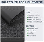 Amyracel Front Door Mat Outside Entrance, 36"x 72" All Season Weather Outside Door Mat, Heavy Duty Rubber Backing Door Mats for Entryway, Low Pile Entry Indoor Doormat for Inside Floor