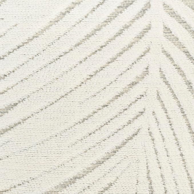Nourison Home Suncoast Grey 9' x 12' Area Rug - Easy Clean, Non Shedding, Bed Room, Living Room, Dining Room, Kitchen (9' x 12')