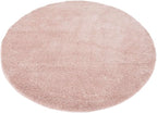 Unique Loom Solo Collection Area Rug - Calabasas (6' 1" Round, Pink)